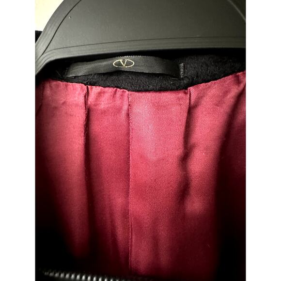 Men’s Valentino Roma Vintage Cashmere Long Overcoat Black Coat good condition - Picture 2 of 12